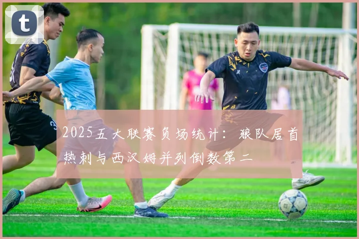 2025五大联赛负场统计：狼队居首热刺与西汉姆并列倒数第二